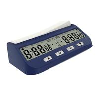 Qsvbeeqj Temporizador de juego profesional con ajuste de idioma conmutable, 5 modelos de competencia, control de sonido, reloj de ajedrez portátil, accesorios de juego para el hogar