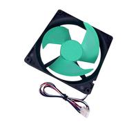Qsvbeeqj Ventilador de refrigeración de máquina de hielo de 0,24 A, motor sin escobillas, motor de condensador, componente de refrigeración de bajo consumo, repuesto de refrigeración para refrigerador