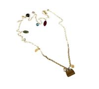 Qsvbeeqj Versátil piedra natural capa cadena cuerpo autoridad decoración para uso formal o casual 114 cm de longitud uso diario collar cadena de cintura para mujeres, talla única, como se describe