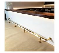 QSVPWNCBN Barra de pie de barra, resistente para debajo del mostrador, 70-300 cm, grado comercial, herrajes inoxidables para cocina y restaurante, bar, proyectos de hotel, 150 cm