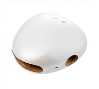 QSWLHLYY Masajeador EléCtrico De Manos con CompresióN De Calor Y Apertura para Los Dedos, 3 Modos, 3 Intensidades, Masajeador De Manos para Artritis Y SíNdrome del TúNel Carpiano White