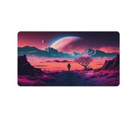 QSYFNBZL Alfombrilla de ratón Grande Journey Beyond The Stars de 40x75cm con Superficie Antideslizante de Goma Resistente al Agua para el hogar la Oficina y la Sala de Juegos