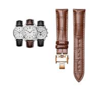 QSYJCCXD 18 19 20 21 22 mm Banda de reloj de piel de ternera genuina para maestro L2 L3 L4 L2.628 L2.673 Pulsera de reloj de cuero de cuero de vaca