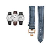 QSYJCCXD 18 19 20 21 22 mm Banda de reloj de piel de ternera genuina para maestro L2 L3 L4 L2.628 L2.673 Pulsera de reloj de cuero de cuero de vaca