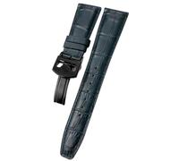 QSYJCCXD 20 mm de 21 mm 22 mm de banda de vigilancia de piel de vaca para IWC Big Pilot's Watches Portofino Portugieser Real cuero de cuero Pulseras de pulsera