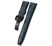 QSYJCCXD 20 mm de 21 mm 22 mm de banda de vigilancia de piel de vaca para IWC Big Pilot's Watches Portofino Portugieser Real cuero de cuero Pulseras de pulsera