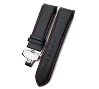 QSYJCCXD 22 mm de 23 mm 24 mm Curved End Band Fit para T035617 COWHIDE RATCH STRAP SUPERA Pulseras Men