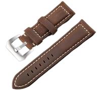 QSYJCCXD Accesorios de 4 colores hechos a mano de cuero 20 mm 22 mm de 24 mm 26 mm Reloj Strap & Watch Band (D, 22 mm)