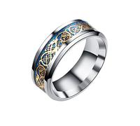 QSYJCCXD Anillo de dragón para mujeres promesa de boda anillos de dedos de moda