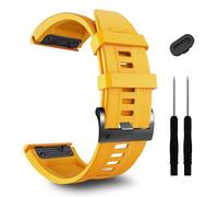 QSYJCCXD Banda de reloj de 26 mm, para Fenix 7x Pro Epix Pro 51 mm Fenix 6x Watch Strap Fenix 5x más pulsera de silicona Fenix 6x Pro Descent MK2I MK3I MUBLA DE SMARGA SMARTWatch de 51 mm