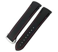 QSYJCCXD Banda de reloj de goma 22 mm 20 mm CUSTILLA DE SILICONA CURVADA FIT PARA GT2 PRO PROBRADAS NEGRAS CLASICAS