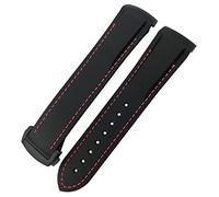 QSYJCCXD Banda de reloj de goma 22 mm 20 mm CUSTILLA DE SILICONA CURVADA FIT PARA GT2 PRO PROBRADAS NEGRAS CLASICAS