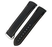 QSYJCCXD Banda de reloj de goma 22 mm 20 mm CUSTILLA DE SILICONA CURVADA FIT PARA GT2 PRO PROBRADAS NEGRAS CLASICAS