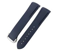 QSYJCCXD Banda de reloj de goma 22 mm 20 mm CUSTILLA DE SILICONA CURVADA FIT PARA GT2 PRO PROBRADAS NEGRAS CLASICAS