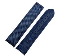 QSYJCCXD Banda de reloj de goma de nylon para Omega Men despliegue Strap Strap Watch Story Silicone Watch Cadena de pulsera