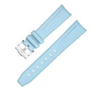 QSYJCCXD Banda de reloj de goma para Omega X Swatch Joint Moonswatch Constellation Men Women Women Water Imort Sports 20 mm Curred Watch Strap Band