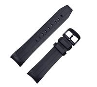 QSYJCCXD Banda de reloj de silicona suave de 22 mm para correa de tissot para T120 SEASTAR T120417A 45.5 mm Dial Rubber Sport Band