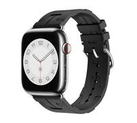 QSYJCCXD Banda de reloj FKM para banda 49 mm 45 mm 44 mm Fluororubber Bandas de vigilancia 10 ° 46 mm 42 mm Correa impermeable