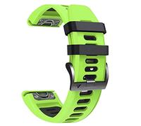 QSYJCCXD Banda de silicona de reemplazo de banda de vigilancia de 22 26 mm para Fenix 5 5x más 6x 6 Pro 7 7x 3 3hr 945 Epix Watch Easyfit Strap Pulsera