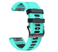 QSYJCCXD Banda de silicona de reemplazo de banda de vigilancia de 22 26 mm para Fenix 5 5x más 6x 6 Pro 7 7x 3 3hr 945 Epix Watch Easyfit Strap Pulsera