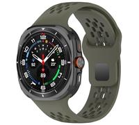 QSYJCCXD Banda de silicona suave y transpirable para Galaxy Watch 7 Ultra 47 mm Sports Loop Strap sin GAPS Pulsera para Galaxy 7 Ultra 47 mm Watchands