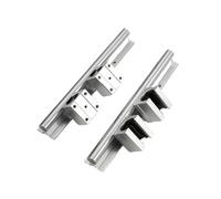 QSYJCCXD Bloque de Control Deslizante de rodamiento Lineal de riel Deslizante 250 mm-000 mm 2pcs Guía Lineal SBR20 + 4pcs SBR20UU Bloques de Soporte de Soporte de Eje de riel Lineal (650 mm)