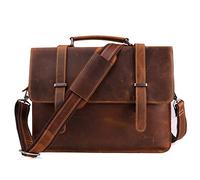 QSYJCCXD Bolso de negocios de moda para hombres Retro maletín Horizontal Bolsa para hombres Bolsa diagonal de la computadora (D)
