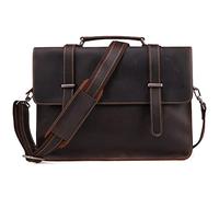 QSYJCCXD Bolso de negocios de moda para hombres Retro maletín Horizontal Bolsa para hombres Bolsa diagonal de la computadora (D)