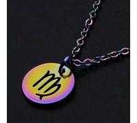 QSYJCCXD Collar Colgante de Acero Inoxidable Langosta Signo Zodiaco Aries Ajustable 1.5 mm P69-VIRGO