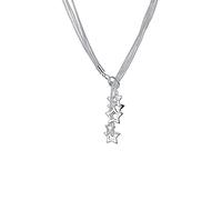 QSYJCCXD Collar con colgante de estrella de cadena de cinco serpientes para mujer, boda, compromiso