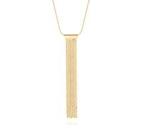 QSYJCCXD Collar de Colgante de Disco Largo para Mujeres Joyas de Moda de la Cadena de suéter chapadas