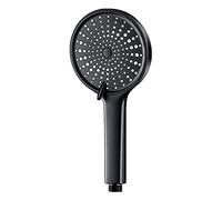 QSYJCCXD Combo de Ducha de Lluvia de 12 Pulgadas de Alta presión y Cabezal de Ducha de Mano con función de visualización Digital y Brazo de extensión, Cabezal de Ducha Anti-lok con Soporte y Manguera