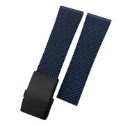 QSYJCCXD Correa de goma suave para avenger navitimer 20 mm 22 mm 24 mm Silicone Watchband Black Blue Blue Water Watch Store
