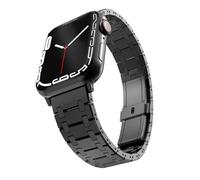 QSYJCCXD Correa de metal de lujo para correa de 45 mm, 41 mm, 44 mm, 42 mm, 46 mm, pulsera de acero inoxidable para las series 10, 9, 8, 7, Ultra2, 49 mm, S10 42mm
