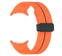 QSYJCCXD Correa de patrón de fibra de carbono para Galaxy Watch 7 Ultra 47 mm Banda de cierre de silicona para Galaxy Watch 7 Ultra Bracelet