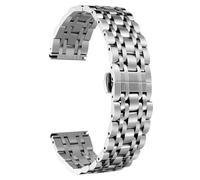 QSYJCCXD Correa de reloj de acero inoxidable de repuesto de alta gama para mujeres hombres 14 mm, 16 mm, 18 mm, 21 mm, 22 mm, 20 mm, 12 mm, 19 mm, 14mm