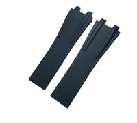 QSYJCCXD Correa de reloj de goma de silicona convexa 26 mm de 26 mm para Athens Watchband plegable Hebilla Men Sports Impermeables impermeables