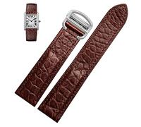 QSYJCCXD Correa de reloj de piel de cocodrilo, para correa de reloj de 20 mm, cadena de reloj London Calibo para mujer, 20 mm, 17mm