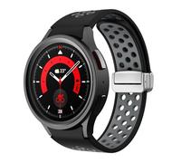 QSYJCCXD Correa de silicona para Galaxy Watch 6 Classic 43 mm 47 mm 5pro 45 mm Banda de hebilla magnética para Galaxy Watch 6 5 4 40 mm 44 mm Watchs Watchs