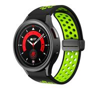 QSYJCCXD Correa de silicona para Galaxy Watch 6 Classic 43 mm 47 mm 5pro 45 mm Banda de hebilla magnética para Galaxy Watch 6 5 4 40 mm 44 mm Watchs Watchs