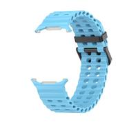 QSYJCCXD Correa de silicona para Watch Ultra 47 mm Bracelet No Gaps Sport Band de dos tonos para Galaxy 7 Ultra Watchband Straps