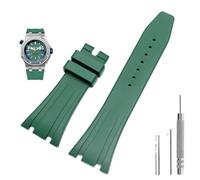 QSYJCCXD Correas de reloj de silicona 26 mm 27 mm Banda de reloj para AP 15400 15202 15500 15703 26470SO Royal Oak Offshore Men's Sports Pulsera de goma