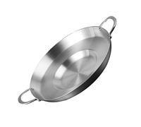 QSYJCCXD Crianza de la cocina cóncava de fondo plano Freing sartys Efry sartypot sartyet tortilla sartén freír sartén plano fondo plano freír sencillo de acero inoxidable de acero inoxidable papa