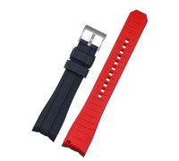 QSYJCCXD Doble color para la correa de silicona de ciudadano Men Matrícula de relojes Arco de la bosque Arc Bank Bod Bode Belt 20 mm de 22 mm Bandas de vigilancia