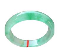 QSYJCCXD Emerald Jade Bangle Ice flotante Flor verde Jewelret Accesorios (57-58 mm)
