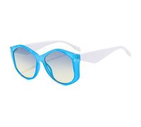 QSYJCCXD Fashion Irregular Square Gafas de Sol Mujeres Gasas de Sol de Gran tamaño Tendencias Femeninas Men Punk Ev400