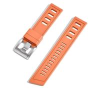 QSYJCCXD Fluororubber FKM 20 mm 22 mm Reloj Strap Wating Bands de liberación rápida para cada marca de buceo de marca