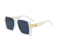 QSYJCCXD Gafas de sol 2025 para hombres y mujeres, de gran tamaño, vintage, retro, para deportes al aire libre, 2 (Reino Unido), Talla única