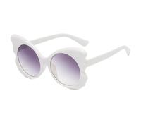 QSYJCCXD Gafas de sol de mariposa para mujer, redondas, vintage, frescas, para mujer, con personalidad femenina, 4 (Reino Unido), Talla única