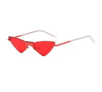 QSYJCCXD Gafas de Sol de Moda Mujeres Coloridas Pequeñas Señiones de aleación para Hombres UV400
